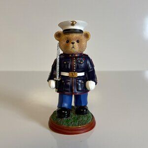 The Hamilton Collection Semper Fi Dress Blues Bear Figurine #1472 0 Resin
